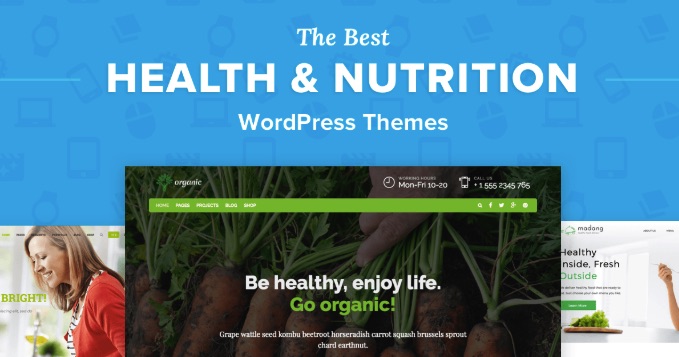 Top 10 mẫu website dinh dưỡng bằng wordpress