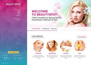 Theme Beauty Spot - sự lựa chọn độc đáo cho website spa