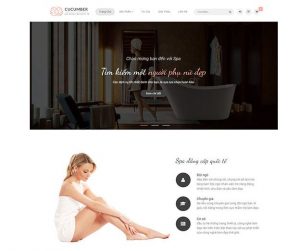 Theme đẹp của Cucumber Spa