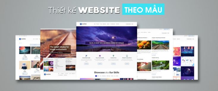 Dịch vụ thiết kế website theo mẫu có sẵn