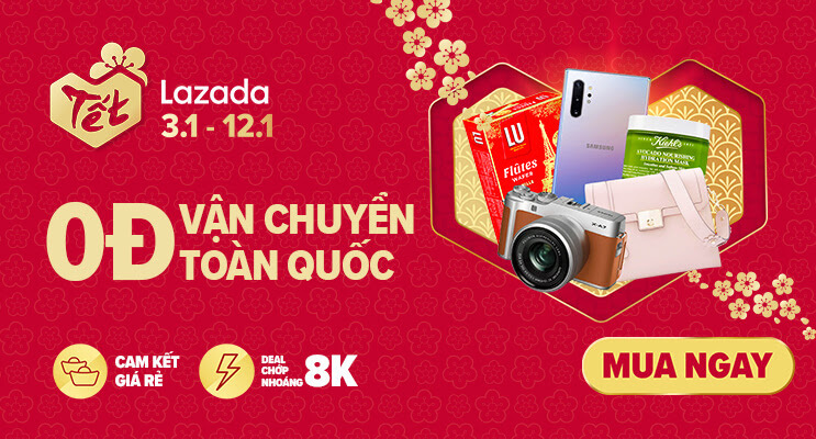 mẫu website bán hàng tết lazada