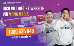 Dịch vụ thiết kế web chuyên nghiệp của MONA Media