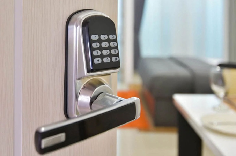 Khóa điện tử cho cửa tự động